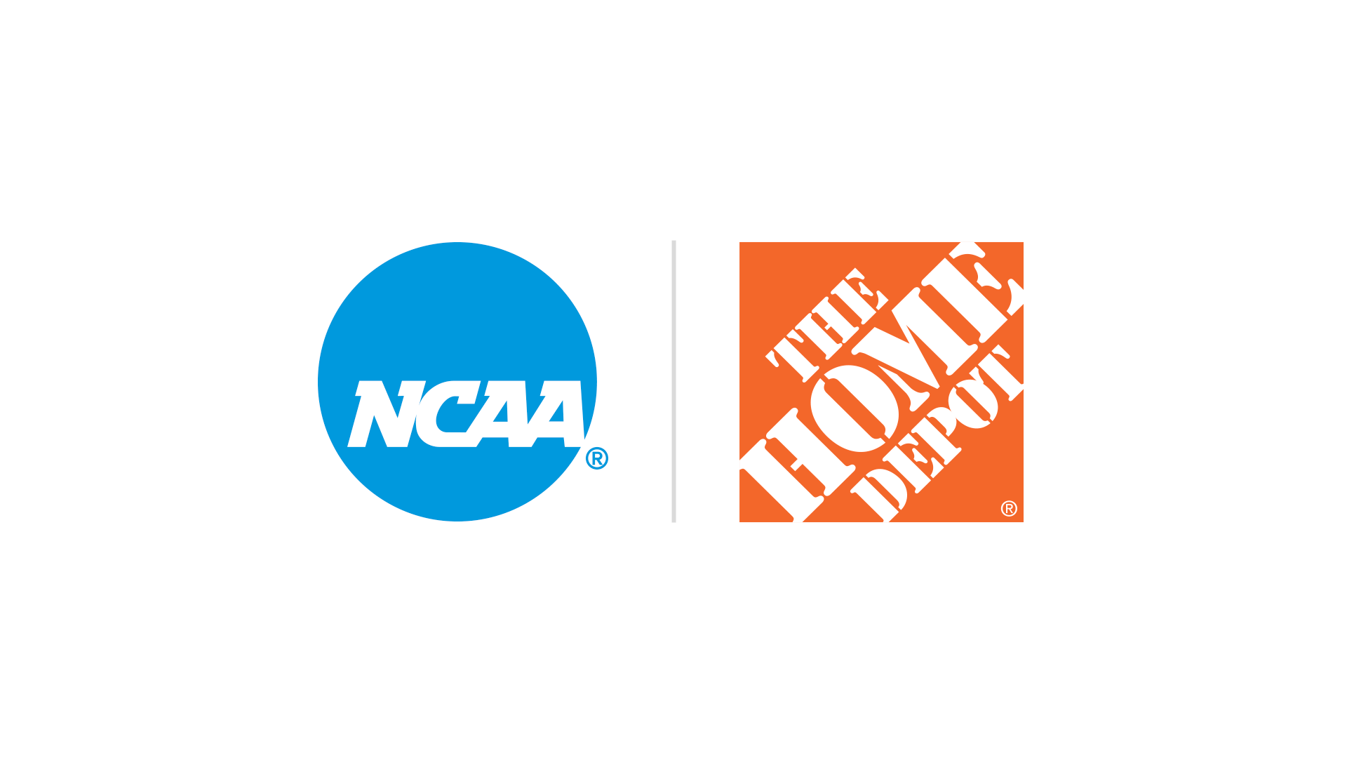 NCAA and Home Depot logos